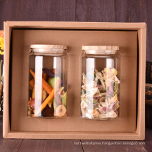 hot promotion 1000ml glass jam jar with bamboo lid